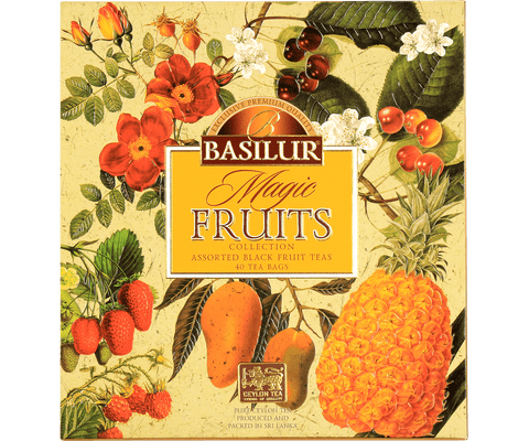Té Negro Ceylán Assorted Magic Fruits 40 Bolsas - Basilur Tea Chile