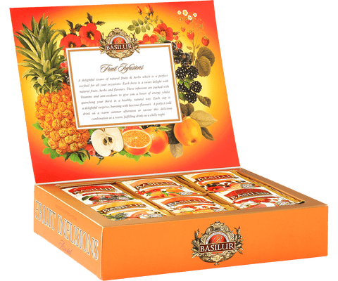 Infusiones de Frutas Surtidas 60 Bolsas - Basilur Tea Chile