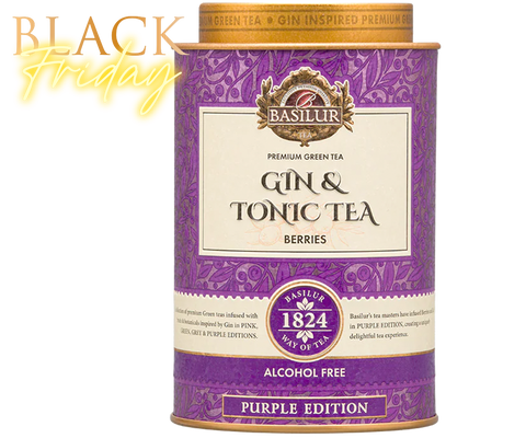 Gin Tonic Tea Purple con Berries 25 Pirámides - Basilur Tea Chile