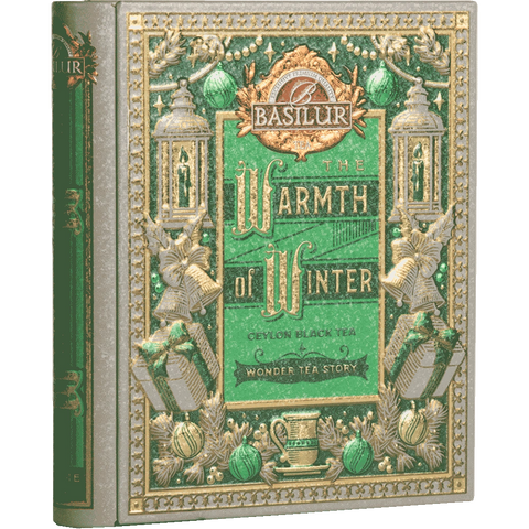 Té Negro Manzana y Mazapán Warmth of Winter Wonder Tea 40 g Libro Basilur