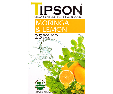 Tipson - Moringa y Limón en sobres - 25 x 1,5 g