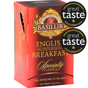 Té Negro Ceylán Intenso English Breakfast 25 Bolsitas Basilur