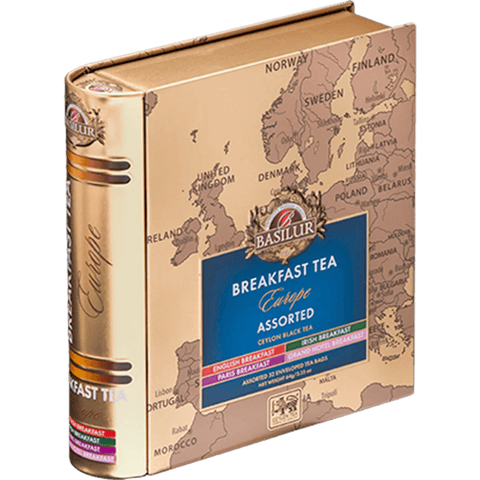 Libro de Té - Breakfast Europa - 32 Bolsitas - Basilur