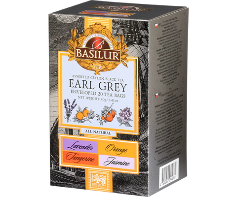 Te Earl Grey Surtidos - Earl Grey Collection - 20 Bolsas - Basilur
