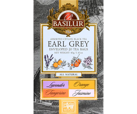 Te Earl Grey Surtidos - Earl Grey Collection - 20 Bolsas - Basilur