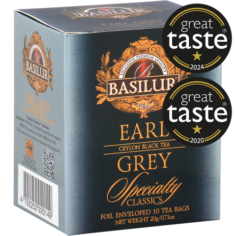 Té Negro Ceylón Classic Earl Grey 10 Bolsitas - Basilur Tea Chile