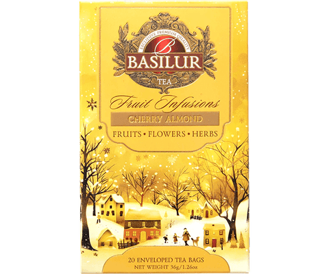 Fruit Infusion - Infusion de Cereza y Almendras- - 20 Bolsas - Basilur