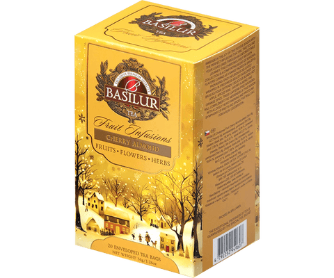 Fruit Infusion - Infusion de Cereza y Almendras - 20 Bolsas - Basilur