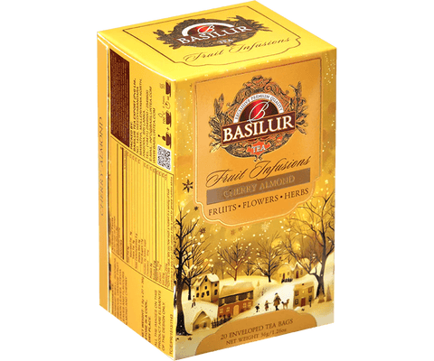 Fruit Infusion - Infusion de Cereza y Almendras- - 20 Bolsas - Basilur