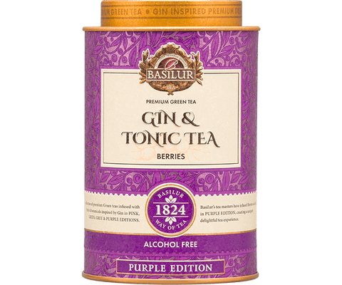 Gin Tonic Tea Purple con Berries 25 Pirámides - Basilur Tea Chile