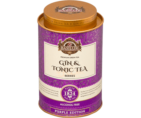 Gin Tonic Tea Purple con Berries 25 Pirámides - Basilur Tea Chile