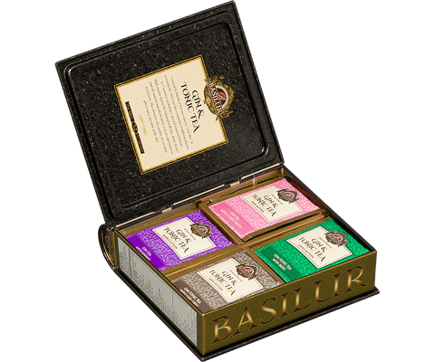 Book Gin Tonic Assorted Black Edition 32 Bolsitas - Basilur Tea Chile