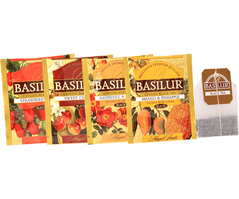 Té Negro Ceylán Assorted Magic Fruits 40 Bolsas - Basilur Tea Chile