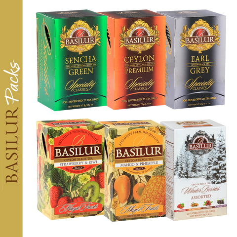 PACK Cajas de té Surtido x 6 Unidades - Basilur
