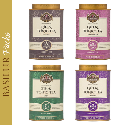 Colección Gin & Tonic Tea Basilur - 4 Sabores para el Cocktail Perfecto