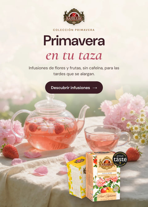 Primavera en tu taza: infusiones Basilur sin cafeína
