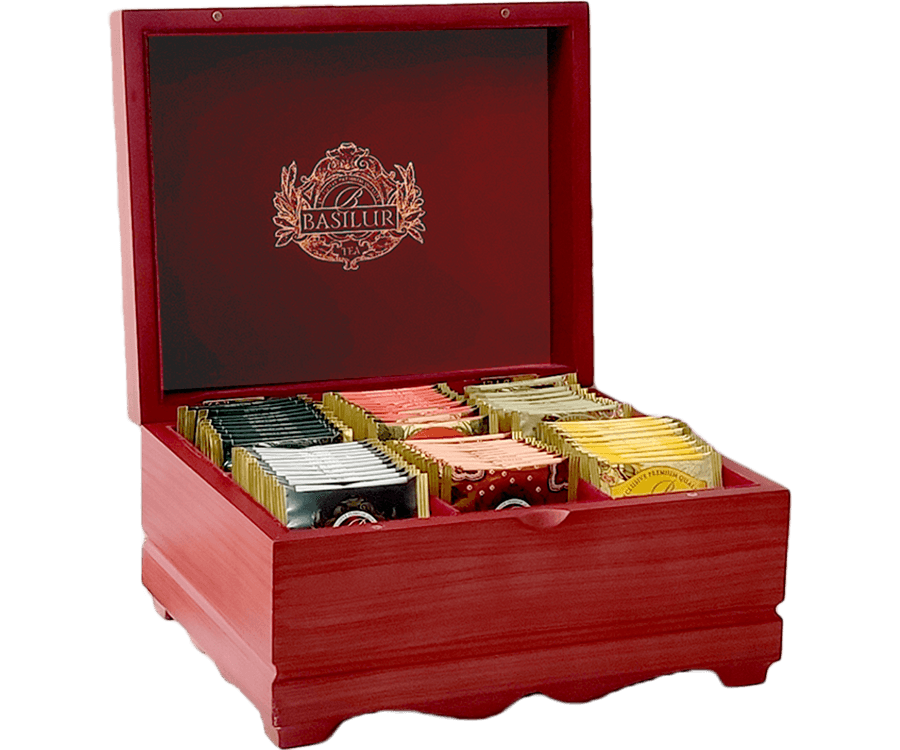 Caja de tés para 24 pirámides