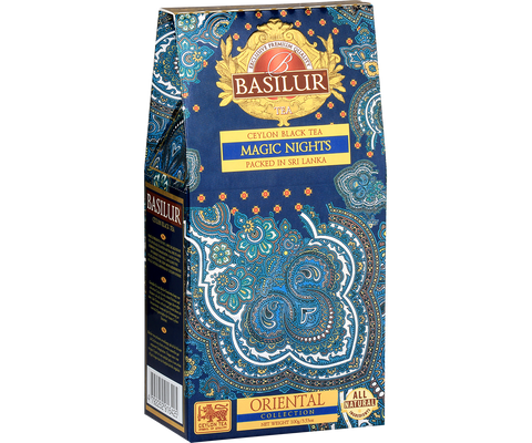 Té negro ceylon-Magic Nights 100gr (té negro Ceylon, arándanos, fresas, durazno, piña, papaya)