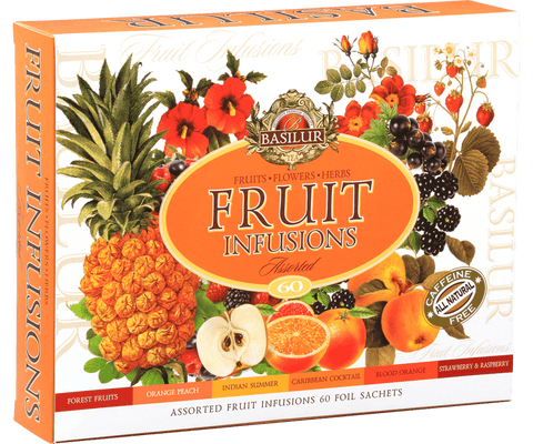Infusiones de Frutas Surtidas 60 Bolsas - Basilur Tea Chile