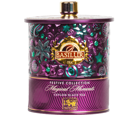 Festive Magic Moments Té Negro con Malva en Hojas 100Gr - Basilur Tea Chile