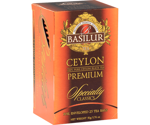 Té Negro Ceylón Premium Orange Pekoe 25 Bolsas - Basilur Tea Chile