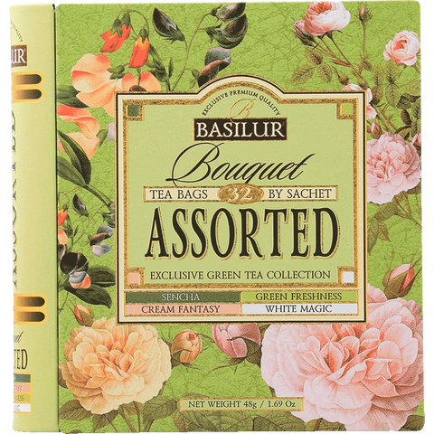Té Ceylon- Lata Regalo Tea Book Assorted Bouquet 32 Bolsas - Basilur