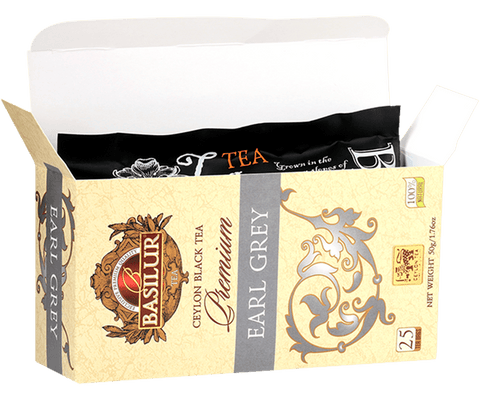 Té Premium - Earl Grey - 25 Bolsitas - Basilur