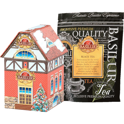 Basilur Winter Avenue 4 - Lata Edición Limitada (Té Negro Caramelo & Vainilla) -100gr