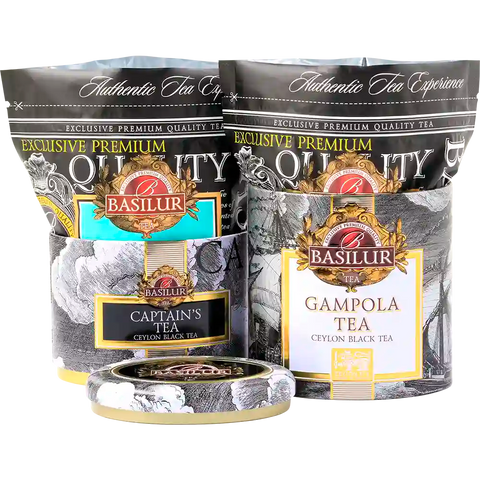 Lata 2X1 Té Negro Basilur Captain's Tea & Gampola - Lata 100 g - Basilur