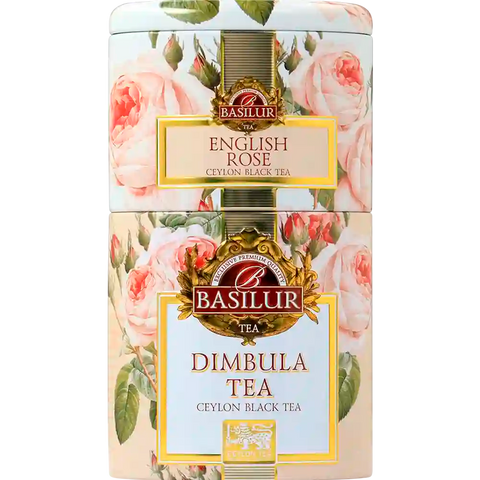 Lata 2x1 English Roses y Té Ceylón Dimbula - Basilur Tea Chile