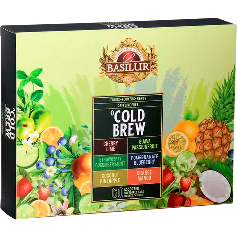 Infusiones De Frutas -Assorted Cold Brew 60 Bolsas - Basilur