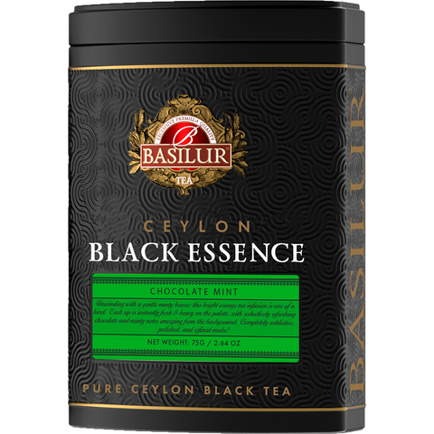 Té Negro Ceylán Black Essence Chocolate y Menta en Hojas 100Gr - Basilur Tea Chile