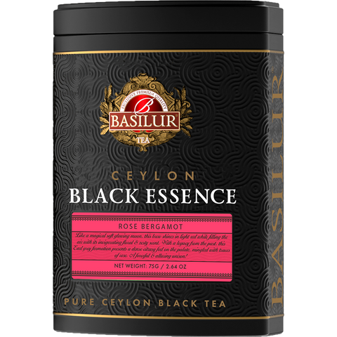 Té Negro Ceylán Black Essence Rosa y Bergamota en Hojas 100Gr - Basilur Tea Chile