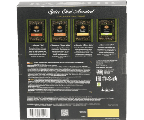 Caja Spice Chai Surtido - 40 Bolsitas - Basilur