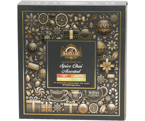 Caja Spice Chai Surtido 40 Bolsitas - Basilur Tea Chile