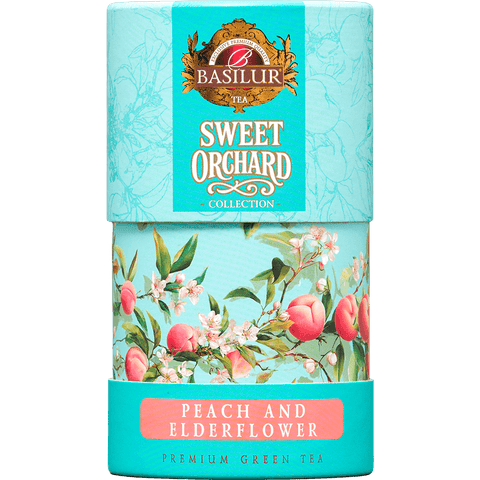 Te Verde con Durazno  y Elderflower - 75 Gr - Sweet Orchard - Basilur