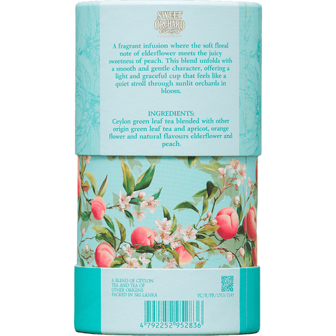Te Verde con Durazno  y Elderflower - 75 Gr - Sweet Orchard - Basilur