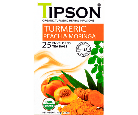 Tipson - Curcuma Con Durazno 25 Bolsas