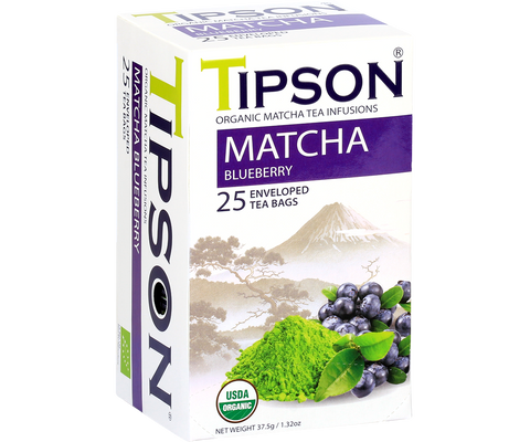 Tipson - Matcha Arándano en sobres - 25 x 1,5 g