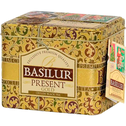 Té En Hoja Present Gold - Te Negro Navidad - Basilur
