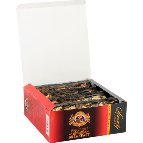 Té Negro - English Breakfast - 100 Bolsas (Sin Sobres)- Basilur