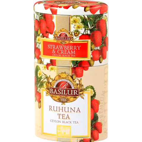 Te Frutas Frutilla Y Kiwy + Te Ruhunu - 100 G - Basilur