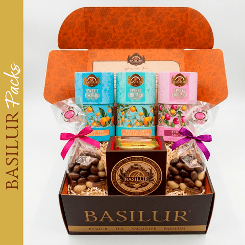 Pack Basilur Sweet Orchard Deluxe – Trilogía Frutal & Chocolate - Basilur