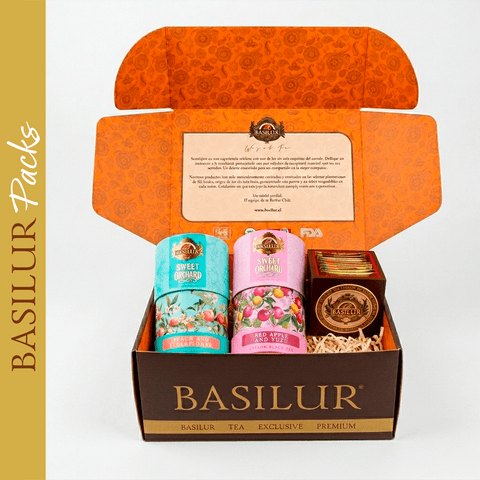 Pack Basilur Distinción – Mix Orchard & Cajita de Madera - Basilur