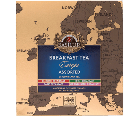 Caja de Té - Breakfast Europa - 40 Bolsitas - Basilur