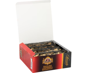 Té negro - ENGLISH BREAKFAST - 100 Bolsas  (sin sobres)- Basilur
