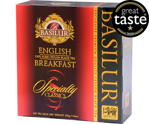 Té negro - ENGLISH BREAKFAST - 100 Bolsas - Basilur