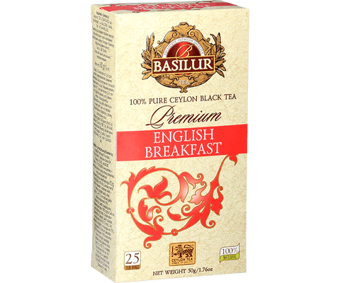 Té Premium - English Breakfast - 25 Bolsitas - Basilur