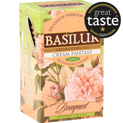 Cream Fantasy 25 Bolsas (té verde, vainilla, frutilla, crema)