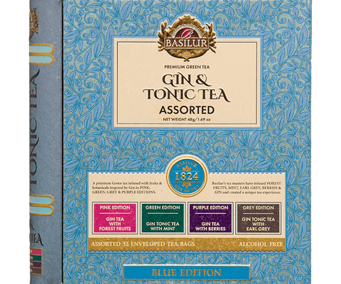 Book Gin Tonic Assorted Blue Edition - 32 Bolsitas